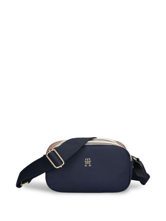Tommy Hilfiger logo-appliqué crossbody bag - women - Recycled Polyester/Polyester - One Size - Blue