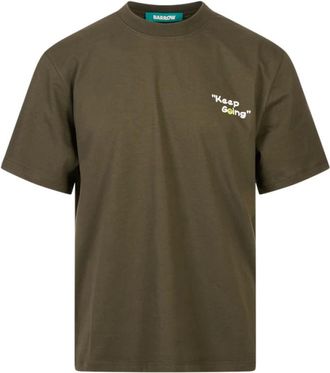 Barrow Barrow, Tops, Heren, Groen, XL, T-Shirts