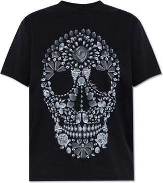 AllSaints Mujer, Camisetas, Negro, Talla: M