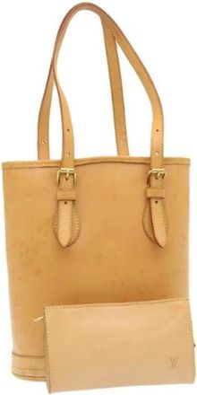 Louis Vuitton Pre-owned Bucket Bags, female, Beige, Size: ONE SIZE Pre-owned Bucket Bag