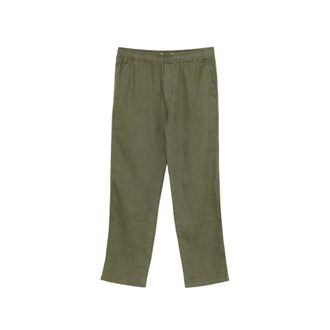 Sams&oslash;e & Sams&oslash;e Straight Trousers, male, Green, Size: XL Straight Trousers