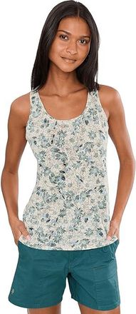 Royal Robbins Featherweight Tank Top Womens Clothing Chalk Marigold Print : MD, Polyester/Cotton