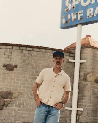Taylor Stitch Arlo Sweater Polo Shirt In Oat