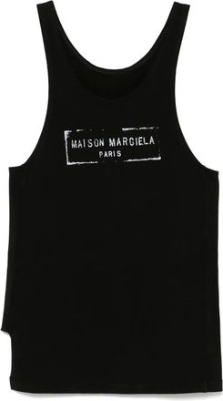 Maison Margiela Canotta con stampa - Nero