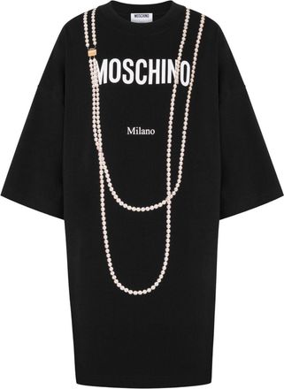 Moschino Loose-Fitting Black Silk