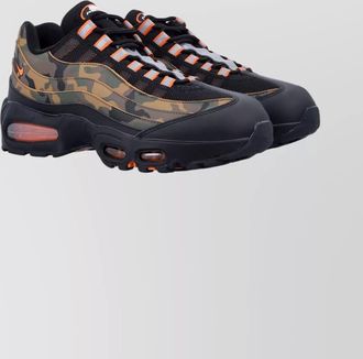 Nike coated leather camouflage low-top sneakers