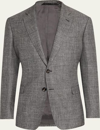 Giorgio Armani Mens Crushed Texture Sport Coat
