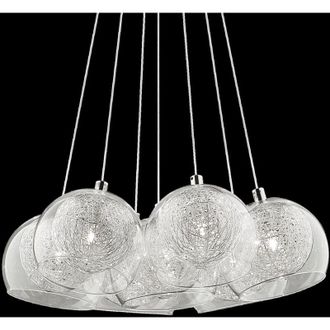 Dmora L&aacute;mpara Colgante Gurro, Plata