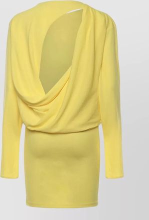 Jacquemus draped cutout mini dress