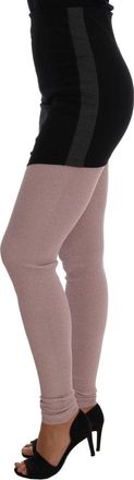 Dolce & Gabbana Womens Pink Stretch Waist Tights Stockings Rayon Clothing