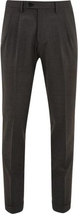 Michael Coal Daniel Trouser - Heren - Nette broeken - Grijs - W30 - Wol - Broeken