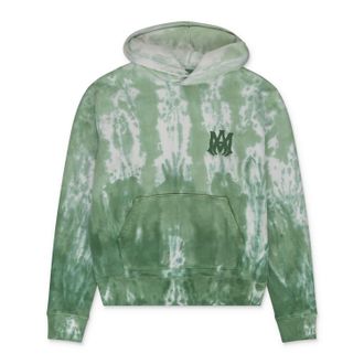 Amiri Mineral Green MA Logo Dip Dye Hoodie
