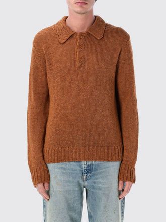 Sunflower Cotton And Linen Knit Polo Shirt