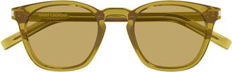 Saint Laurent Sunglasses Sl 28 053 Green/Brown Unisex