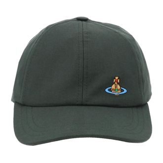 Vivienne Westwood Uni Baseball Cap - Dames - Accessoires - Groen - Maat: S/M Katoen