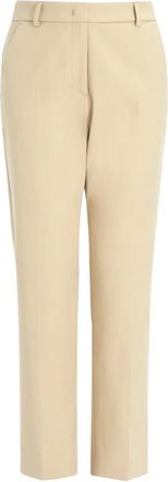 Max Mara Slim-fit Broeken - Dames - Slim Fit Broeken - Beige - L - Broeken