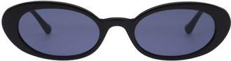Florence By Mills 52mm Oval Sunglasses in Gloss Black at Nordstrom