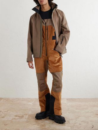 Sease Intrepid Herringbone Virgin Wool Hooded Ski Jacket