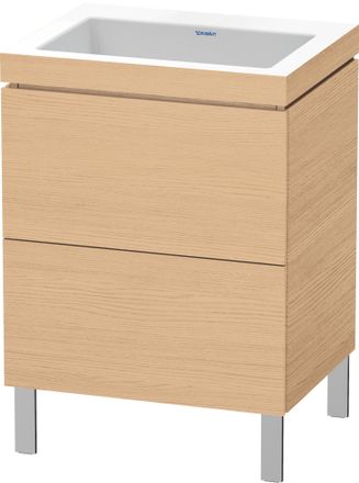 Duravit Duravit L-cube C-conjunto Vertical, 2 Cajones, Sin Rebosadero