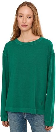 Free People Movement Hustle Layer Womens Clothing Green Glow : LG (Womens 12-14), Cotton