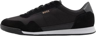 HUGO BOSS Schoenen - Heren - Sneakers - Zwart - 41 EU - Leer - Schoenen