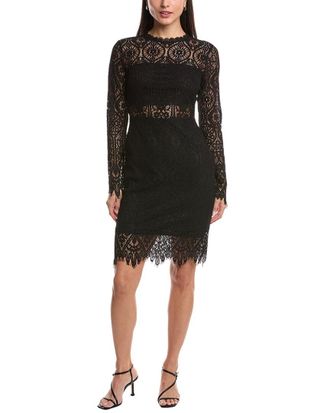 Bebe Bandeau Lace Dress
