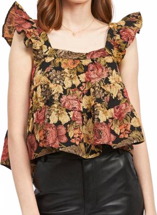 En Saison Jardin Jacquard Babydoll In Multi