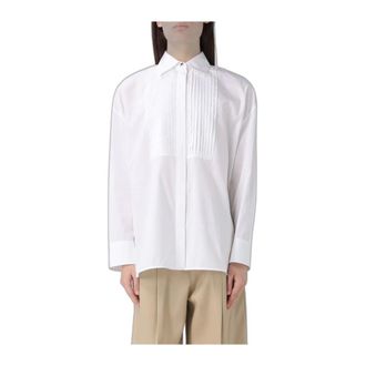 Golden Goose Oversized katoenen overhemd - Dames - Blouses & Shirts - Wit - Maat: M Katoen