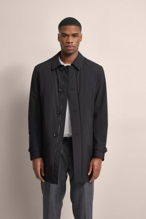 Bugatti Kurzmantel BUGATTI wasserabweisend, Herren, Gr. 106, schwarz, 100% Polyester, unifarben, normal, normaler Saum, M&auml;ntel Kurzmantel, f&uuml;r das ganze Jahr 