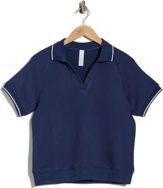 Yogalicious Luvie Pique Polo in Naval Blue at Nordstrom Rack, Size X-Small