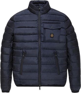 RefrigiWear Leader Donsjas - Heren - Gewatteerde jassen - Blauw - L - Polyester - Jassen