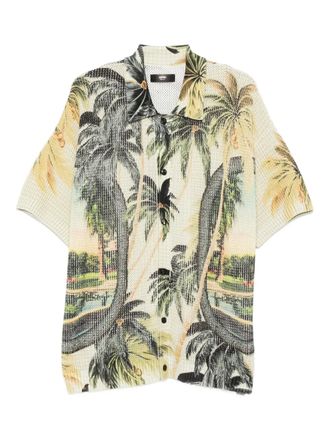 Amiri palm tree-print shirt - Green