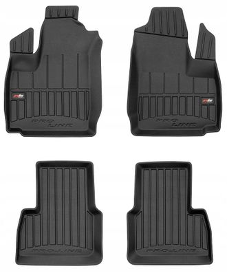 OEM Alfombras Y Felpudos De Goma Fiat Doblo 1 2000-2010 3d Trouble