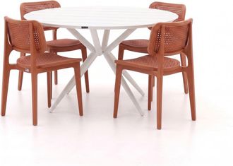 Forza Furniture Forza Xitta/Sora &oslash;127cm dining tuinset 5-delig