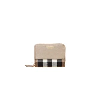 Burberry Mini Zip Around - Accessories - Mujer - Beige - ONE SIZE
