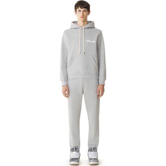 Lanvin Grey Lanvin Ribbon Hoodie in Heather Grey at Nordstrom, Size Xx-Large