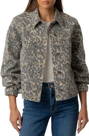 Kut from the Kloth Bailey Button Front Jacket in Tan/brown at Nordstrom, Size X-Small