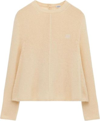 Loewe Trui in cashmere - Dames - Cashmere truien - Beige - S - Truien & Vesten