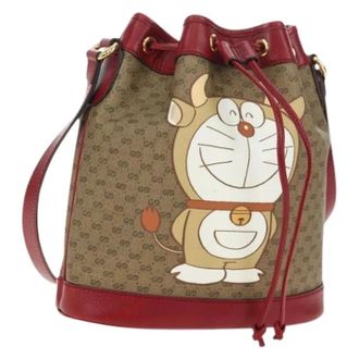 Gucci Borsa a secchiello Pre-owned Micro Small GG Canvas - - Pre-owned - Donna - Beige - ONE SIZE