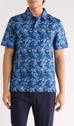 Bugatchi Myron OoohCotton Short Sleeve Button-Up Shirt in Night Blue at Nordstrom Rack, Size Xxx-Large