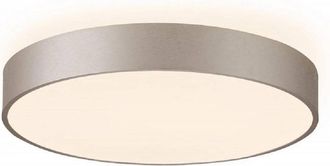 Trade Shop Trade Shop Traesio - Trade Shop - Plafoniera Moderna Tonda Led 65w Cct 3000k 4000k Lampada Soffitto Muro Luce 60cm - Plata
