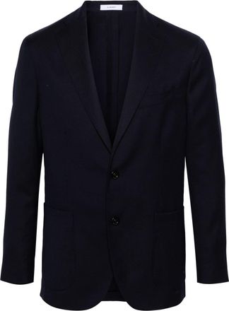 Boglioli K wool suit jacket - men - Viscose/Polybutylene Terephthalate (PBT)/Wool - 50 - Blue