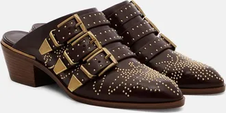 Chlo&eacute; Chlo&eacute; Susan studded leather mules