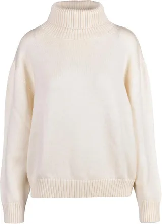 Add Extrafine Merino Wool High Neck Sweater with Ribbed Details
