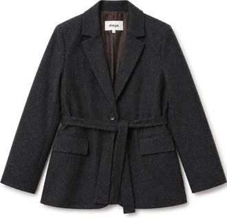 DIEGA Diega - Vigio Blazer - Dames - Jassen - Zwart - Maat: M Wol