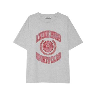Anine Bing Mujer, Camisetas, Gris, Talla: S