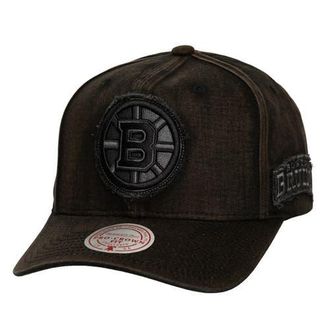 Mitchell & Ness Mens Mitchell & Ness Black Boston Bruins Downtown Snow Wash Pro-Crown Adjustable Hat at Nordstrom