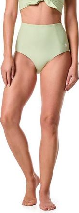 Coolibar Womens Ocean Sculpt High Rise Swim Bottoms, UPF 50+ Sun Protection in Seedling at Nordstrom, Size X-Large