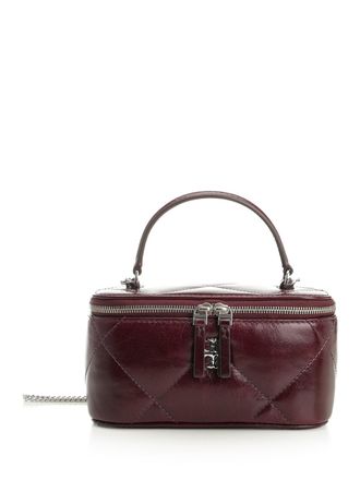 Tory Burch Kira Diamond Quilt Distressed Handbags Bordeaux-Donna