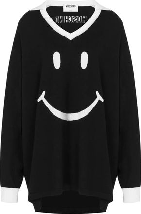 Moschino V-neck sweater - Zwart